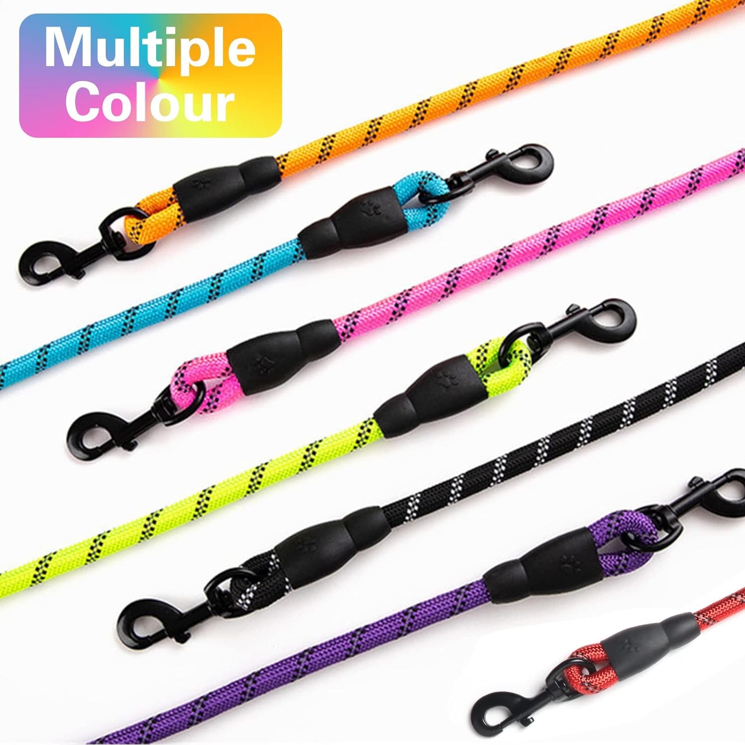 No Pull Dog Harness, Adjustable Soft Padded Dog Vest, Medium Large Dog Harness with 5FT Dog Leash,Reflective No-Choke Pet Oxford Vest with Easy Control Handle Black
